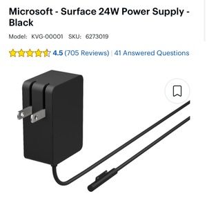 Surface 24W charger